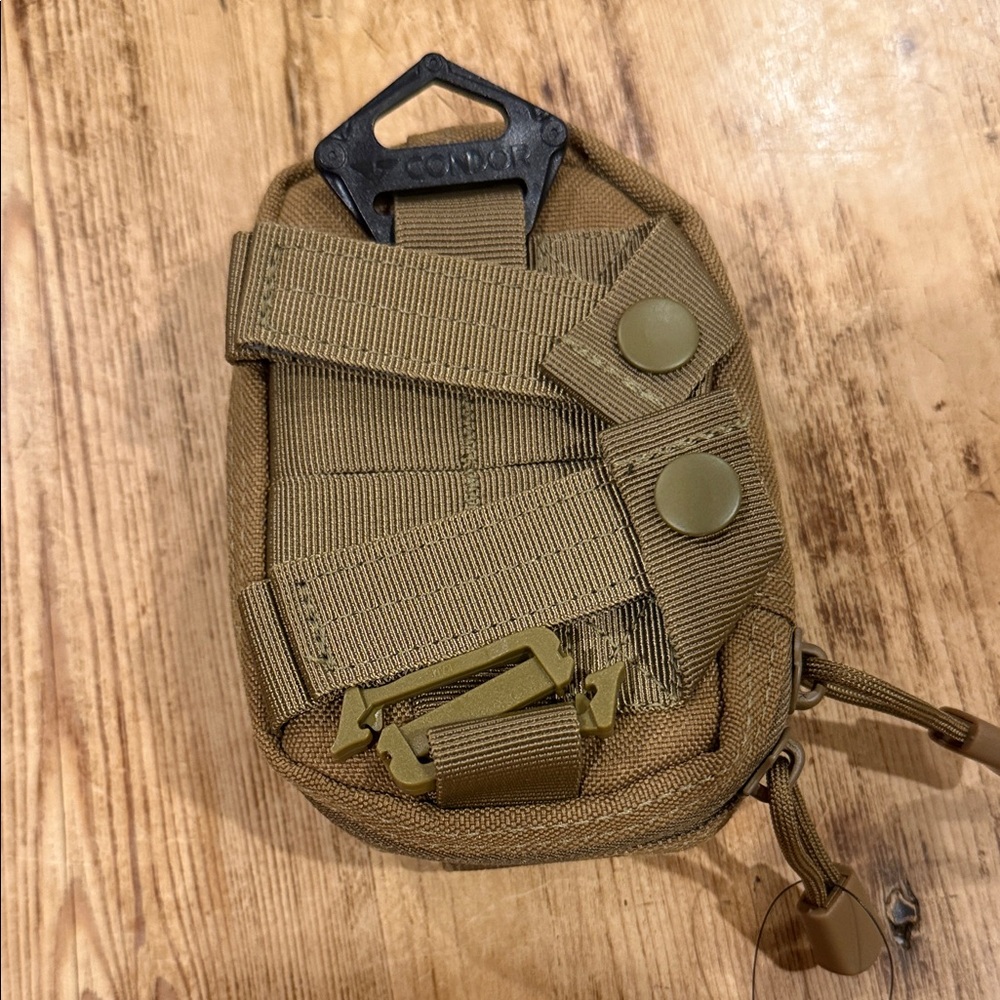 Compact Tan Belt Bag for Men